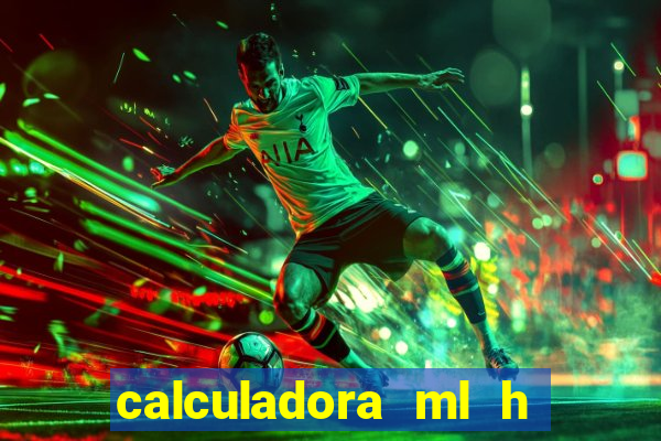 calculadora ml h para mcg kg min